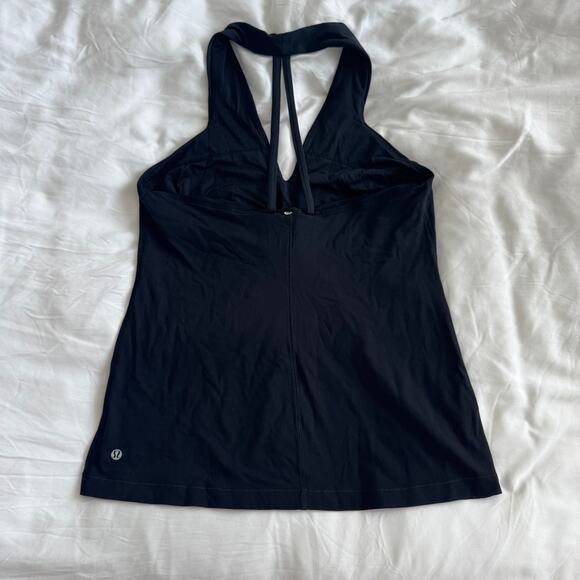 Lululemon Racerback Tank Top Black Women’s Size 12 Athletic - Picture 1 of 6